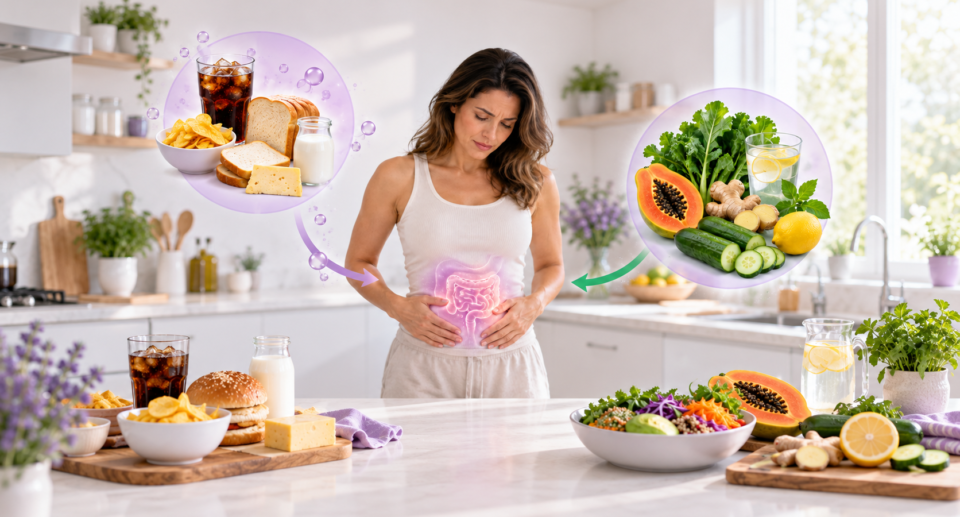 Inchaço abdominal: causas reais e como eliminar com a dieta certa